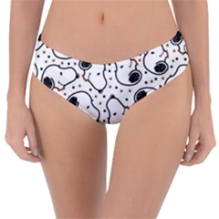 Dog Pattern Reversible Classic Bikini Bottoms by Wegoenart