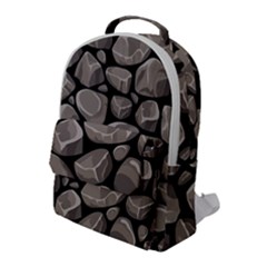 Rock Stone Seamless Pattern Flap Pocket Backpack (large) by Nexatart