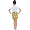 Pattern With Basketball Apple Paint Back School Illustration Kids  Tennis Skirt View2