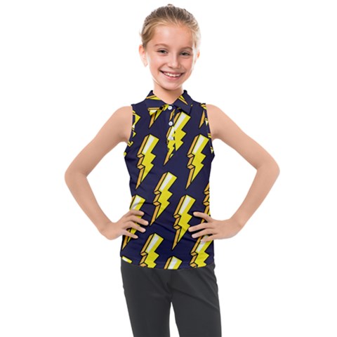 Pop Art Pattern Kids  Sleeveless Polo Tee by Nexatart