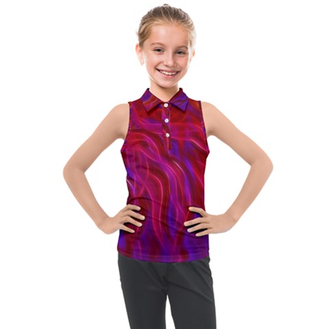 Background Texture Pattern Kids  Sleeveless Polo Tee by Nexatart