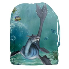 Awesome Seadragon Drawstring Pouch (3xl) by FantasyWorld7