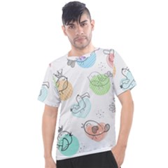 Cartoon Bird Cute Doodle Bird Men s Sport Top by Vaneshart