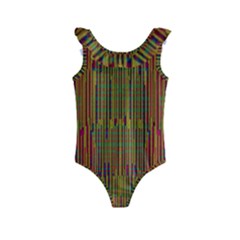 Colors From The Sea Decorative Kids  Frill Swimsuit by pepitasart