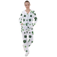St Patricks Day Pattern Women s Tracksuit by Valentinaart
