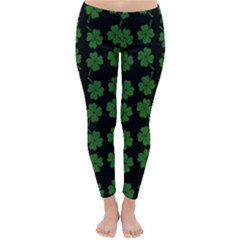 St Patricks Day Classic Winter Leggings by Valentinaart