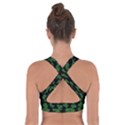 St patricks day Cross Back Sports Bra View2