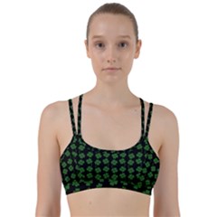 St Patricks Day Line Them Up Sports Bra by Valentinaart