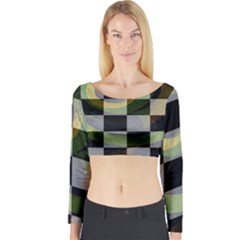 Glowleafs Long Sleeve Crop Top by Sparkle