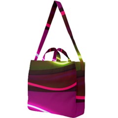 Neon Wonder Square Shoulder Tote Bag by essentialimage