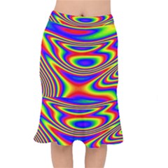 Rainbow Short Mermaid Skirt by Sparkle