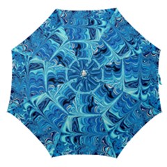 Blue Waves Straight Umbrellas by Sparkle