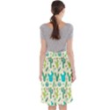 Cactus Succulents Floral Seamless Pattern Midi Beach Skirt View2