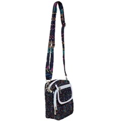 Seamless Pattern With Love Symbols Shoulder Strap Belt Bag by Vaneshart