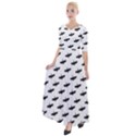 Freedom Concept Graphic Silhouette Pattern Half Sleeves Maxi Dress View1