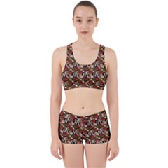 Swimmer 20s Brown Work It Out Gym Set by snowwhitegirl