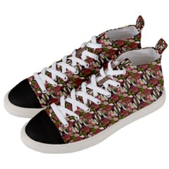 Swimmer 20s Brown Men s Mid-top Canvas Sneakers by snowwhitegirl