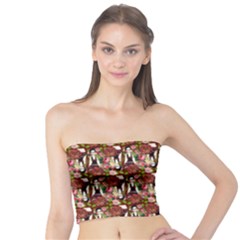 Swimmer 20s Burgundy Tube Top by snowwhitegirl