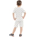 Ant Sketchy Comic Style Motif Pattern Kids  Tee and Shorts Set View2