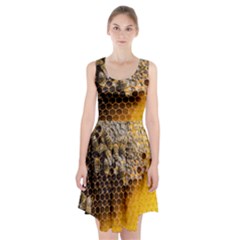 Honeycomb With Bees Racerback Midi Dress by Vaneshart