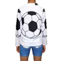 Soccer Lovers Gift Kids  Long Sleeve Swimwear View2