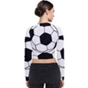 Soccer Lovers Gift Long Sleeve Zip Up Bomber Jacket View2