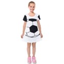 Soccer Lovers Gift Kids  Short Sleeve Velvet Dress View1