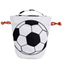 Soccer Lovers Gift Drawstring Bucket Bag View1