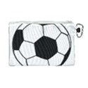 Soccer Lovers Gift Canvas Cosmetic Bag (Large) View2