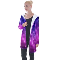 Shiny Stars Longline Hooded Cardigan by Sparkle