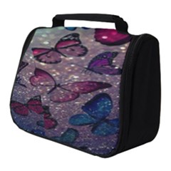 Glitter Butterfly Full Print Travel Pouch (small) by Sparkle