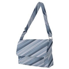 Modern Stripes Print Full Print Messenger Bag (m) by dflcprintsclothing