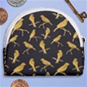 Background with golden birds Horseshoe Style Canvas Pouch View2