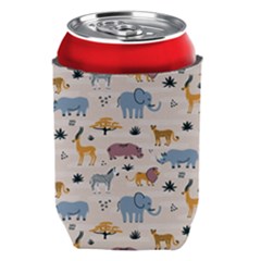 Wild Animals Seamless Pattern Can Holder by Vaneshart