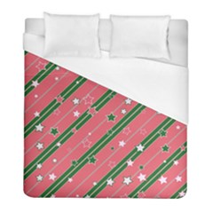 Christmas-background-star Duvet Cover (full/ Double Size) by Vaneshart