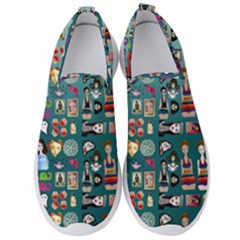 Kawaiicollagepattern2 Men s Slip On Sneakers by snowwhitegirl