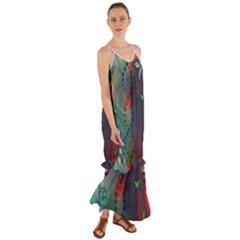 Flower Dna Cami Maxi Ruffle Chiffon Dress by RobLilly