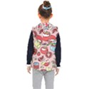 Tomato seamless pattern juicy tomatoes food sauce ketchup soup paste with fresh red vegetables Kids  Hooded Puffer Vest View2