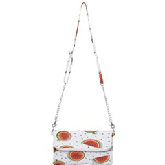 Seamless-background-pattern-with-watermelon-slices Mini Crossbody Handbag by BangZart