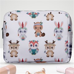 Cute Cartoon Boho Animals Seamless Pattern Make Up Pouch (large) by BangZart