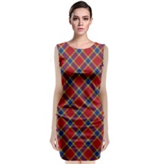 Scottish And Celtic Pattern - Braveheard Is Proud Of You Sleeveless Velvet Midi Dress by DinzDas