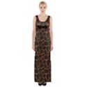 Animal Skin - Panther Or Giraffe - Africa And Savanna Thigh Split Maxi Dress View1