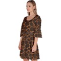 Animal Skin - Panther Or Giraffe - Africa And Savanna Velour Kimono Dress View2