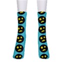 005 - Ugly Smiley With Horror Face - Scary Smiley Men s Crew Socks View1