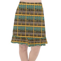 More Nature - Nature Is Important For Humans - Save Nature Fishtail Chiffon Skirt by DinzDas