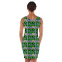 Game Over Karate And Gaming - Pixel Martial Arts Wrap Front Bodycon Dress View2