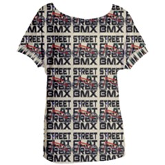 Bmx And Street Style - Urban Cycling Culture Women s Oversized Tee by DinzDas