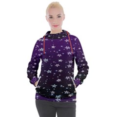 Stars Women s Hooded Pullover by Sparkle