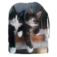 Cats Brothers Drawstring Pouch (3xl) by Sparkle