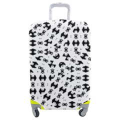 Black And White Ethnic Print Luggage Cover (medium)